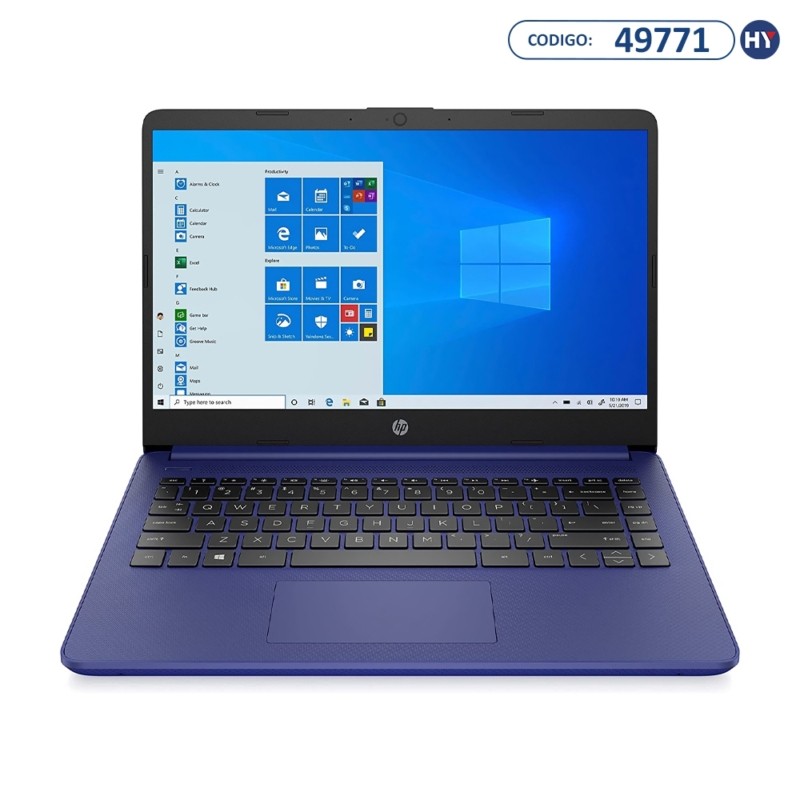 Notebook Hp 14 Dq0055dx 14 Intel Celeron N4120 De 11ghz 4gb Ram 64gb Emmc Azul Compras Hy 7779