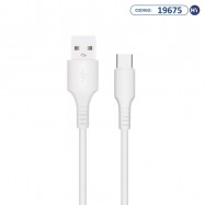 Cable USB-C Tukana CBL003 1 Metro - Blanco