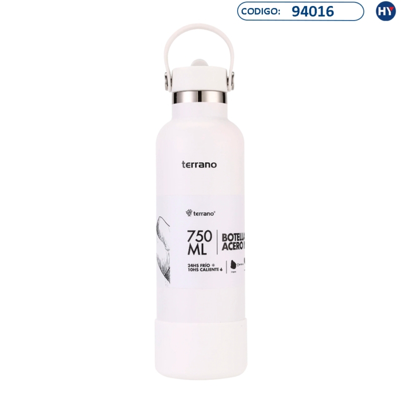 Garrafa Térmica Terrano de 750ml - Branco